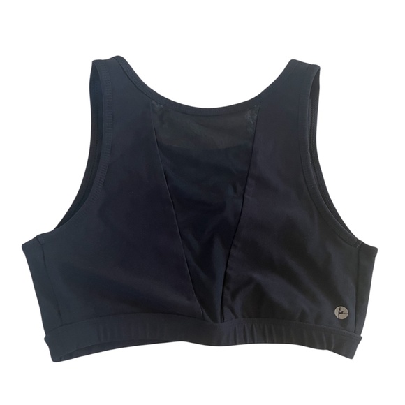 90 Degree By Reflex Black Mesh Sports Bra | Size Medium - Picture 7 of 9